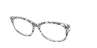 The Stylish Scribble - Angle Top Thumbnail - Pair Eyewear
