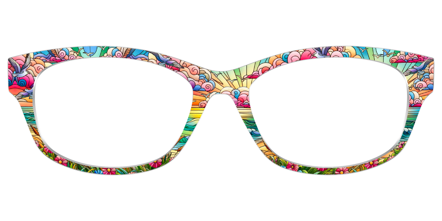 The Sun-Drenched Stained Glass - Front Top Image - Pair Eyewear