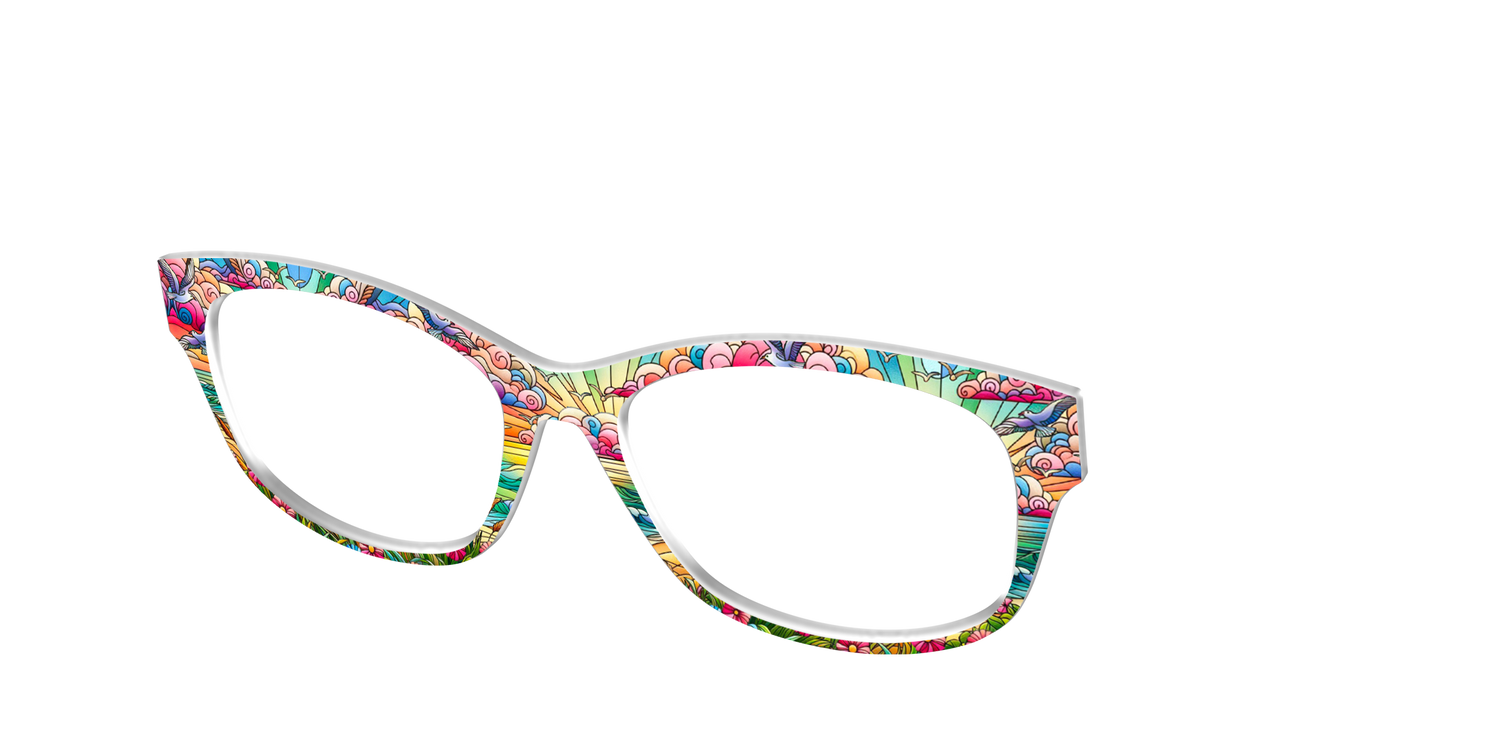 The Sun-Drenched Stained Glass - Angle Top Image - Pair Eyewear
