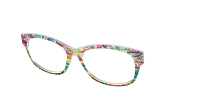 The Sun-Drenched Stained Glass - Angle Top Thumbnail - Pair Eyewear