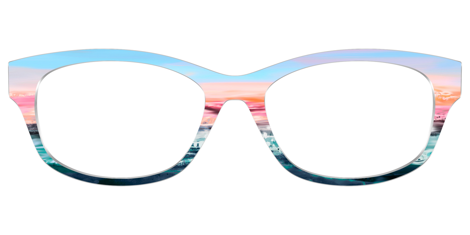 The Sunset Seashore - Front Top Image - Pair Eyewear