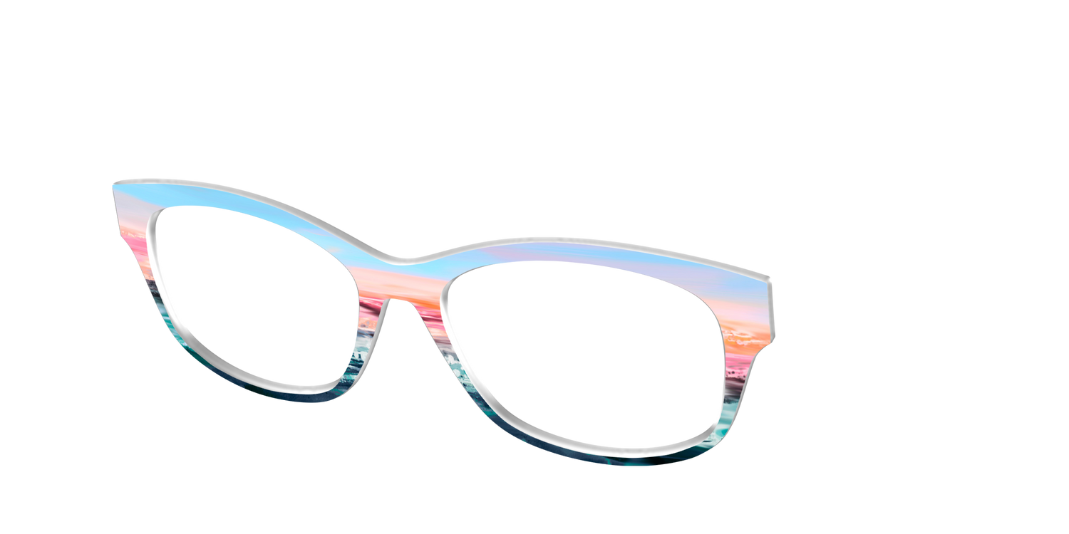 The Sunset Seashore - Angle Top Image - Pair Eyewear