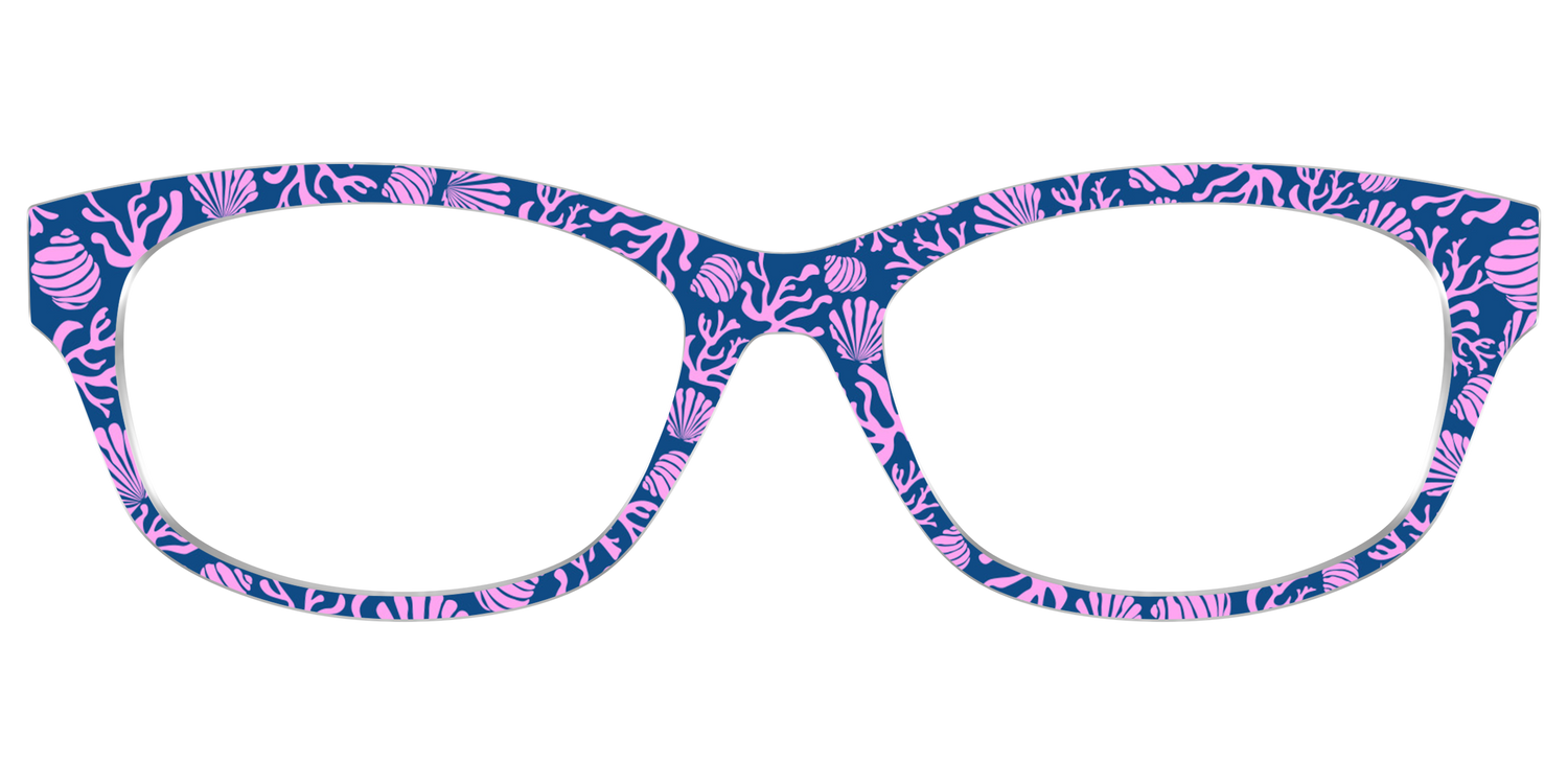 The Two-Toned Coral - Front Top Image - Pair Eyewear
