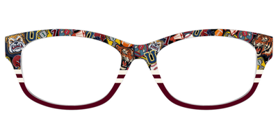 The Varsity Patches Split - Front Top Thumbnail - Pair Eyewear