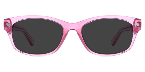The Addison - Pink Glitter Clear Sun - Pair Eyewear