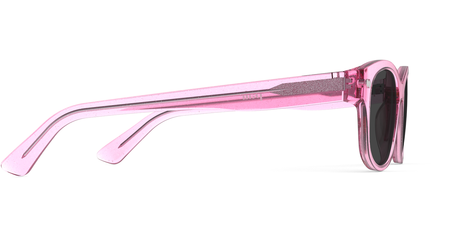 The Addison - Pink Glitter Clear Sun - Carousel5 - Pair Eyewear
