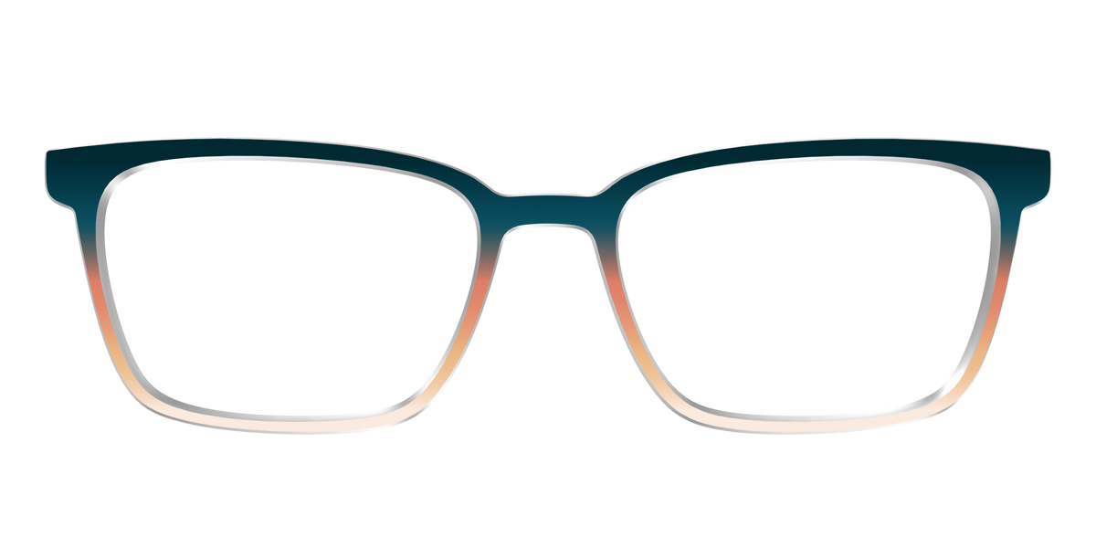 The Aegean to Apricot Gradient - Front Top Image - Pair Eyewear