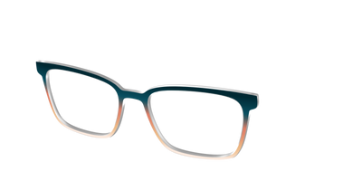 The Aegean to Apricot Gradient - Angle Top Thumbnail - Pair Eyewear