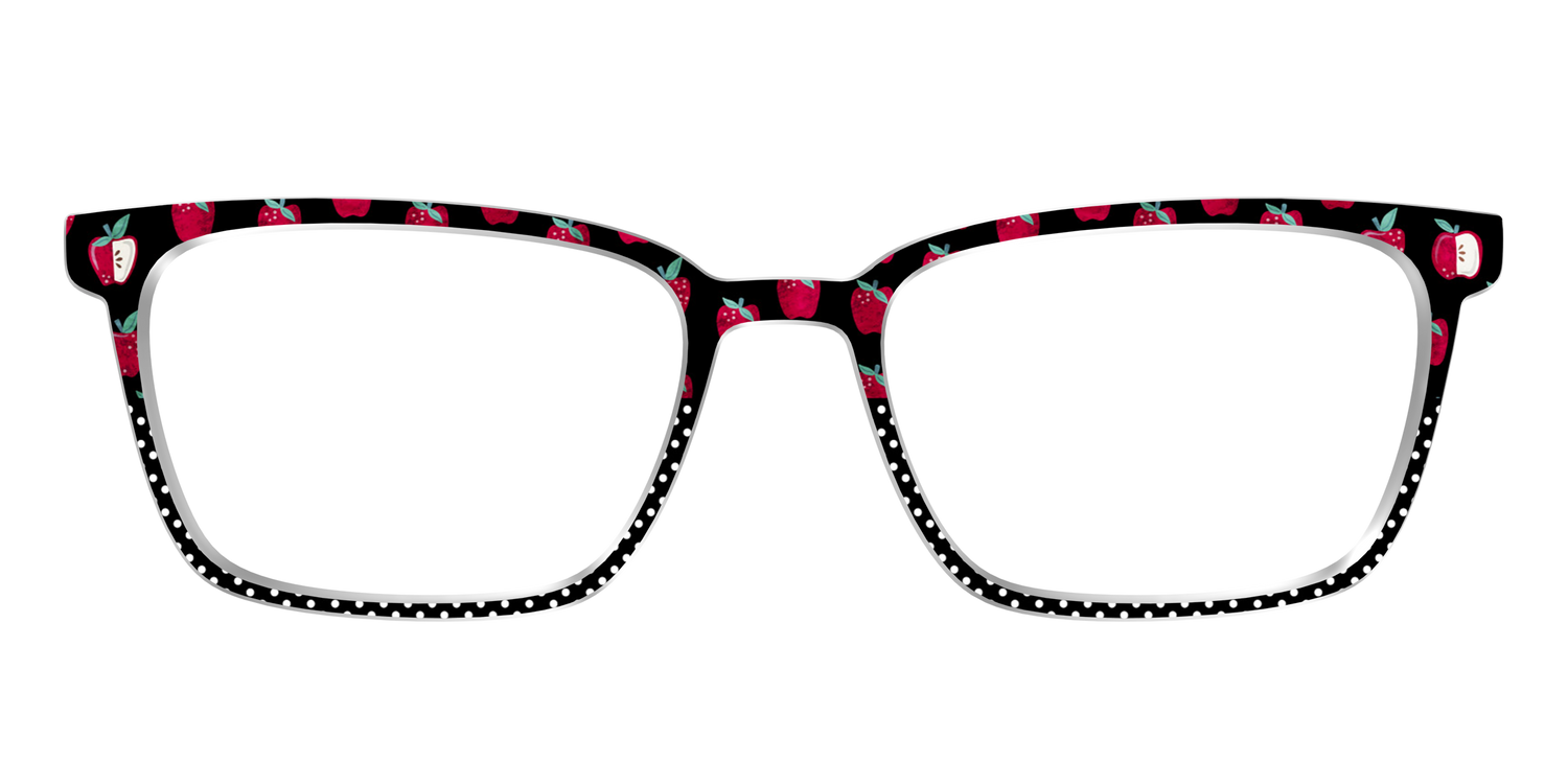 The Apple Polka Dot Split - Front Top Image - Pair Eyewear