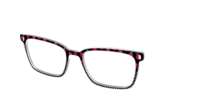 The Apple Polka Dot Split - Angle Top Thumbnail - Pair Eyewear