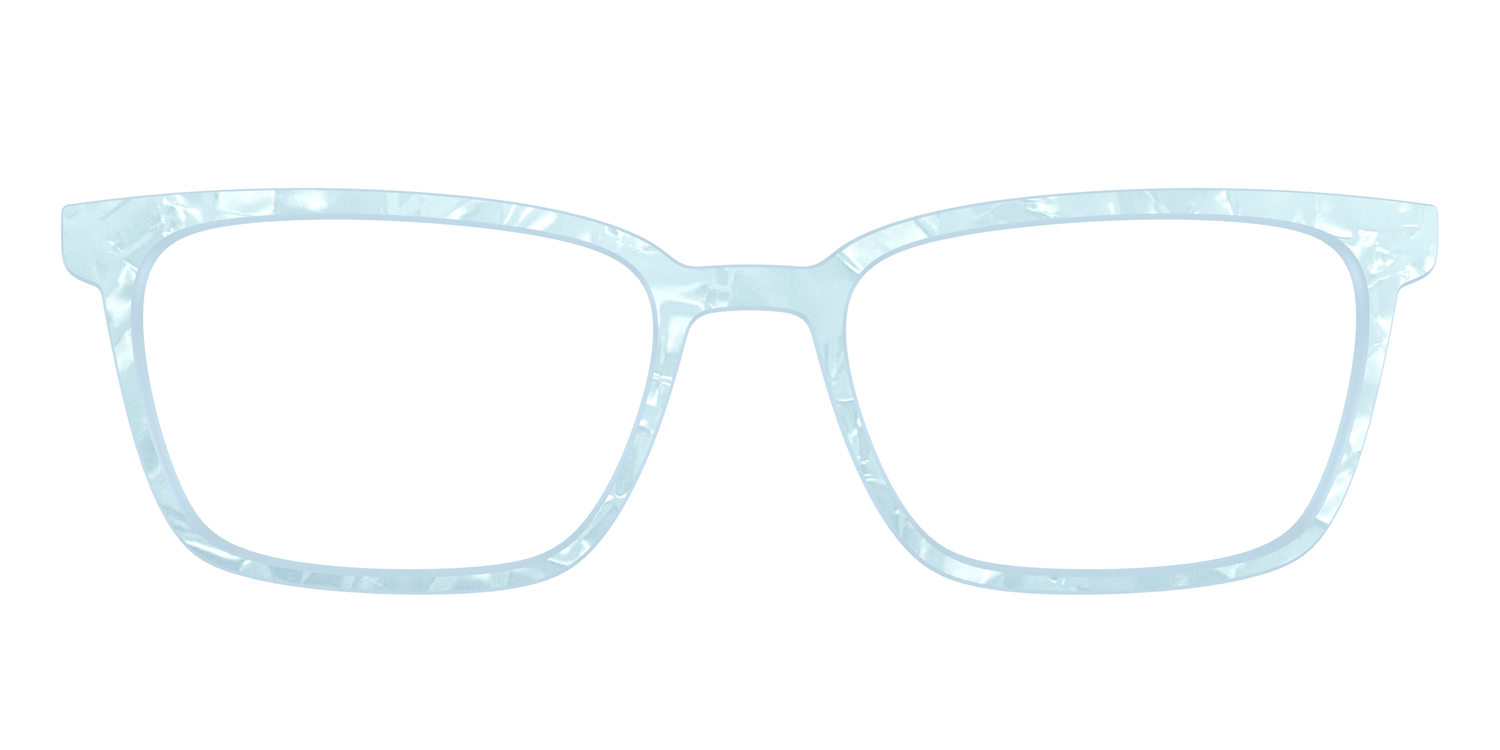 The Aquamarine Pearl Marble - Front Top Image - Pair Eyewear