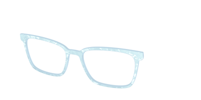 The Aquamarine Pearl Marble - Angle Top Thumbnail - Pair Eyewear