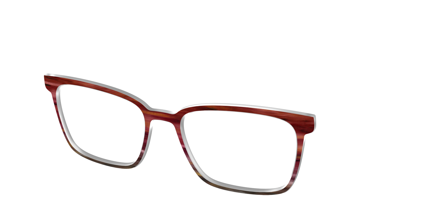 The Auburn Gradient Horn - Angle Top Image - Pair Eyewear