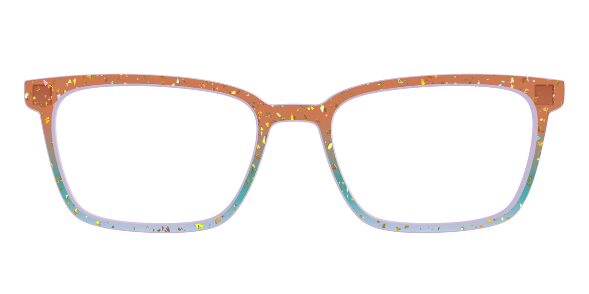 The Autumnal Gradient Crystal with Gold Flakes - Front Top Image - Pair Eyewear