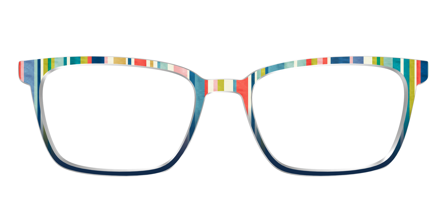 The Beach Bum Stripes - Front Top Image - Pair Eyewear