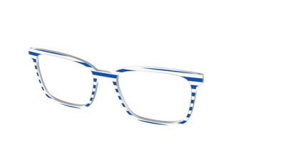 The Beach Umbrella Stripes - Angle Top Thumbnail - Pair Eyewear