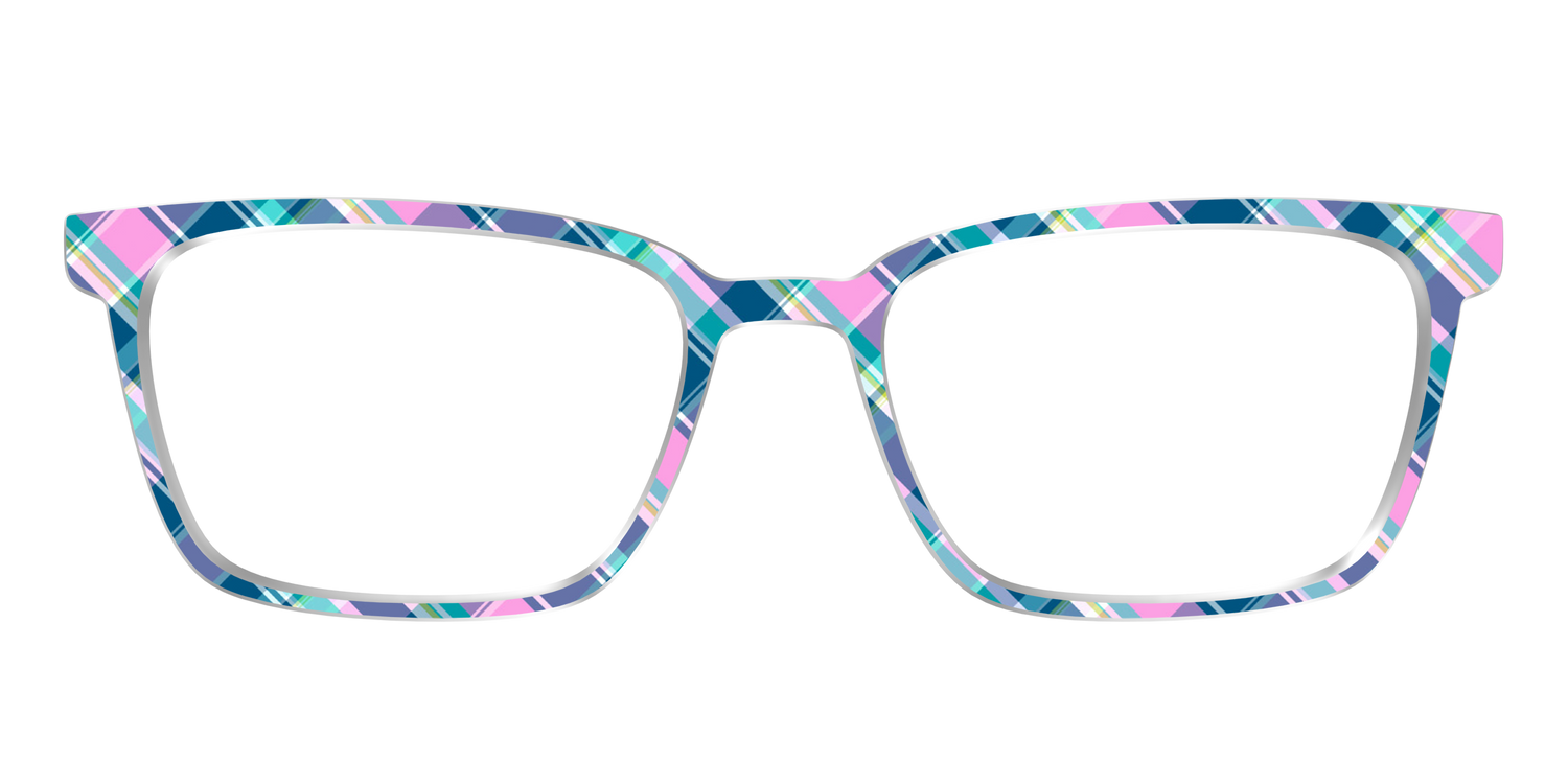 The Breezy Plaid - Front Top Image - Pair Eyewear