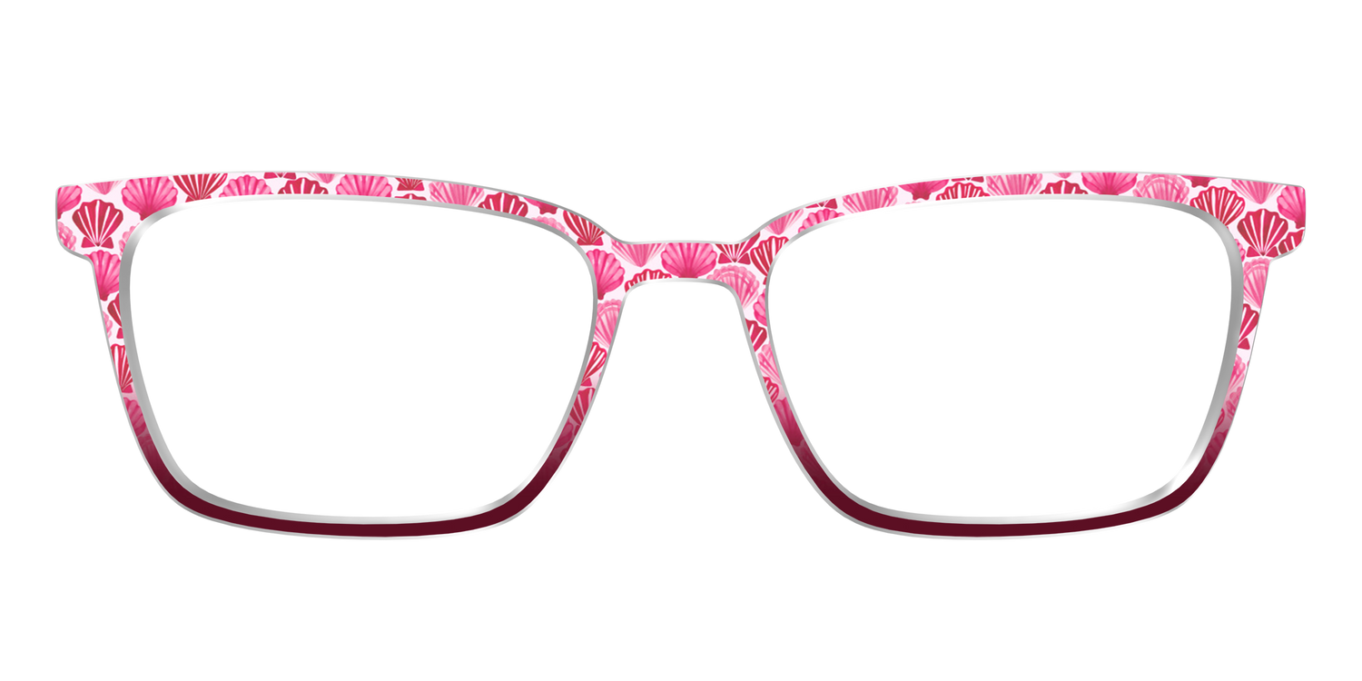 The Cerise Shell Scallop - Front Top Image - Pair Eyewear