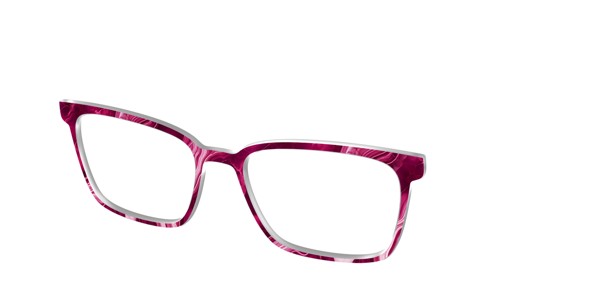 The Cranberry Marble - Angle Top Image - Pair Eyewear