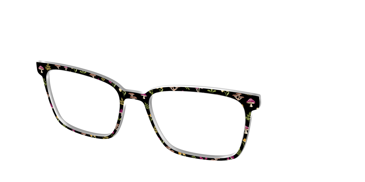 The Dainty Mushroom Floral - Angle Top Image - Pair Eyewear