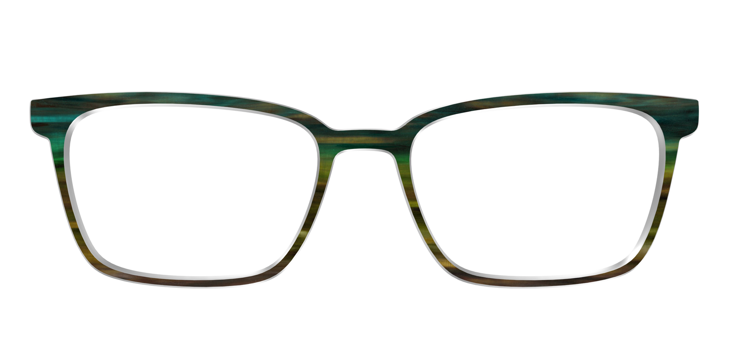 The Emerald Gradient Horn - Front Top Image - Pair Eyewear