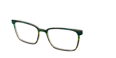 The Emerald Gradient Horn - Angle Top Thumbnail - Pair Eyewear