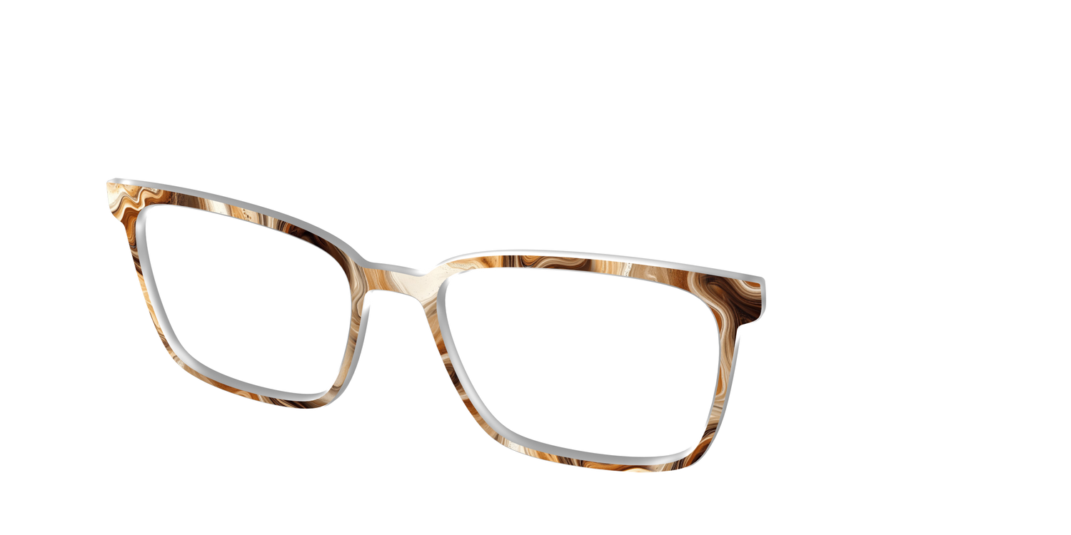 The Espresso Marble - Angle Top Image - Pair Eyewear