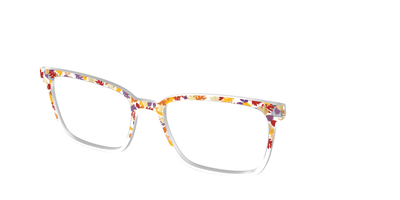 The Fallen Leaves Confetti Crystal - Angle Top Thumbnail - Pair Eyewear