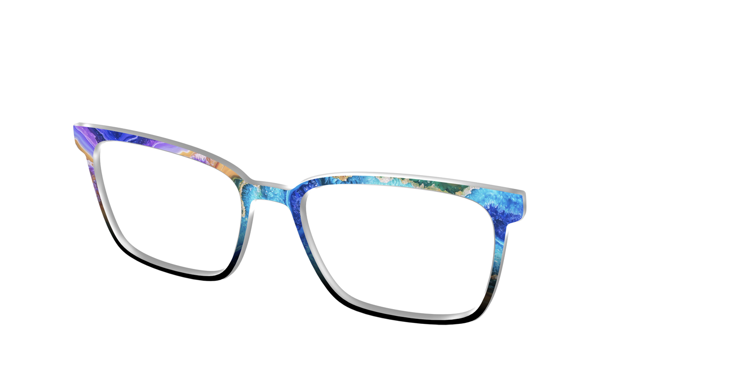 The Genius Geode - Angle Top Image - Pair Eyewear