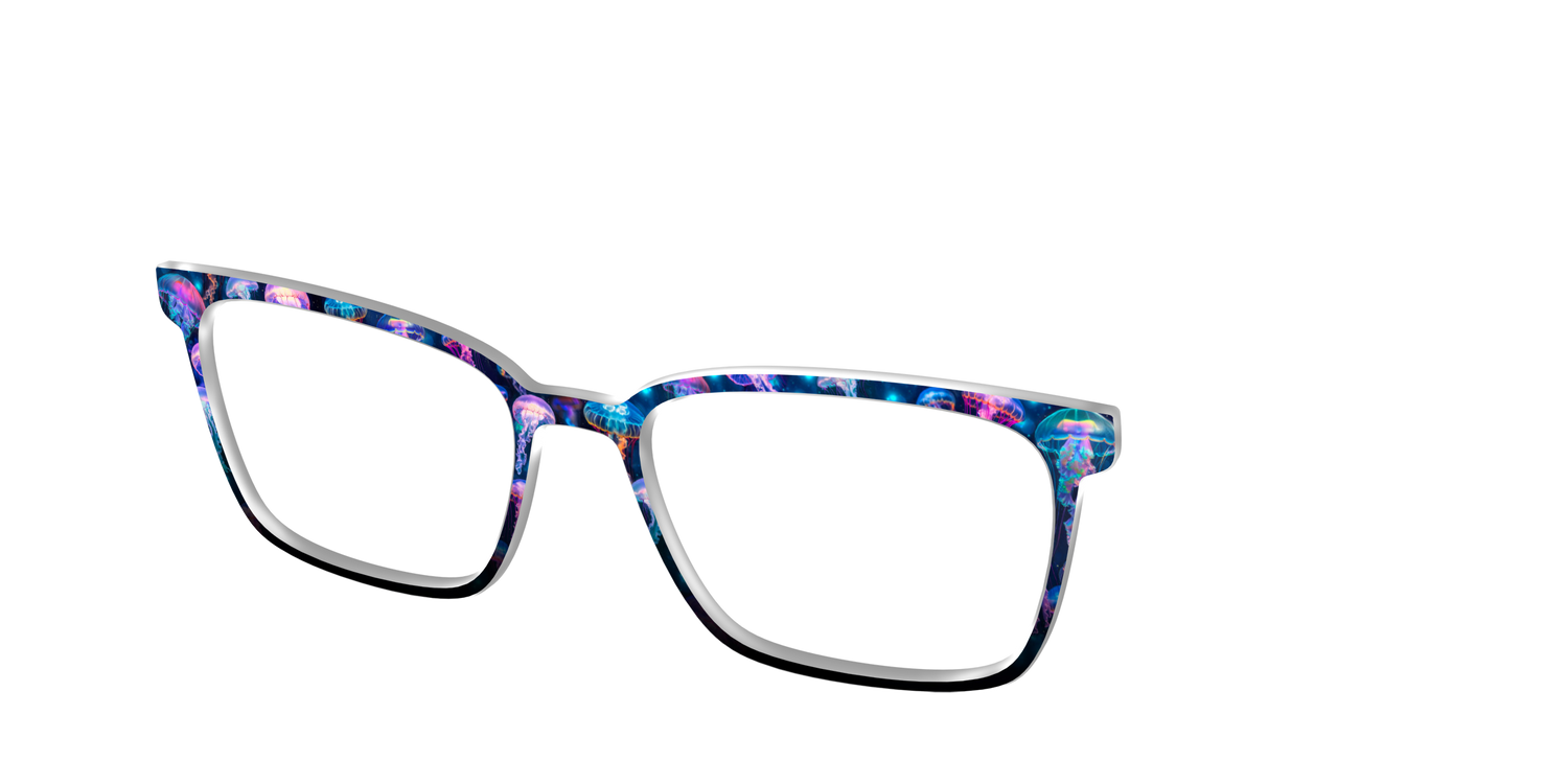 The Gleaming Jellyfish - Angle Top Image - Pair Eyewear