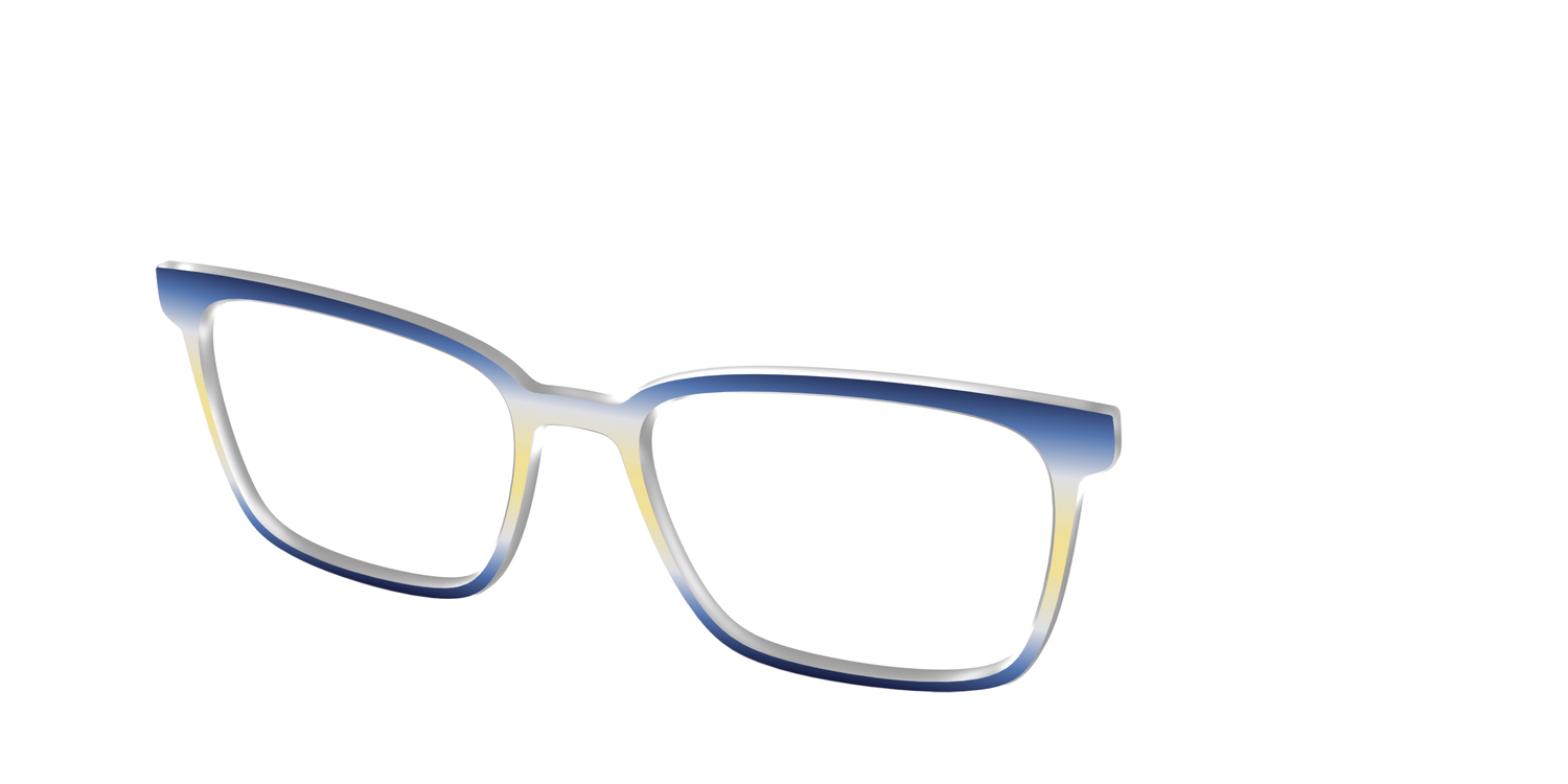 The Indigo to Honeysuckle Gradient - Angle Top Image - Pair Eyewear