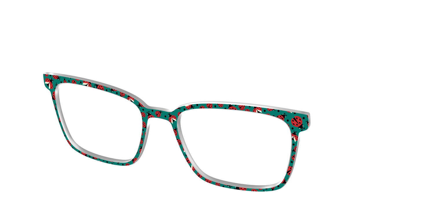 The Ladybug Bunch - Angle Top Image - Pair Eyewear