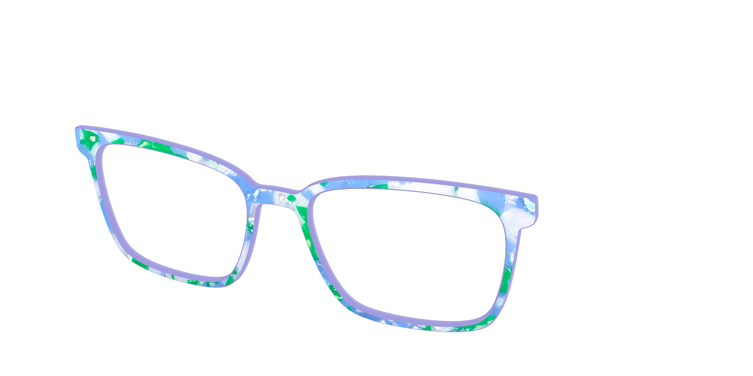 The Lakeside Pearl Marble - Angle Top Image - Pair Eyewear