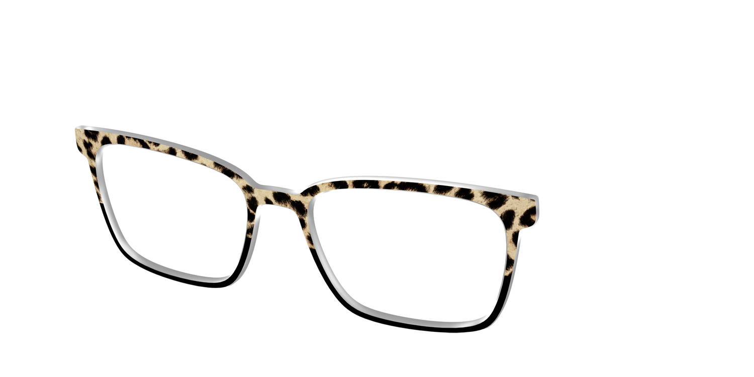 The Leopard Spots Split - Angle Top Image - Pair Eyewear