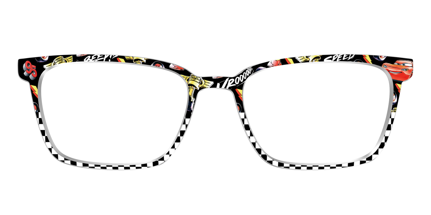Lightning Mcqueen Speed Split - Front Top Image - Pair Eyewear
