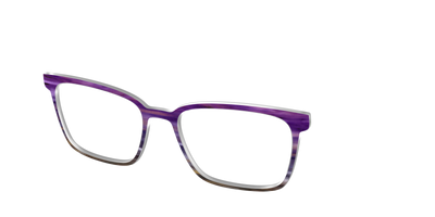 The Lilac Gradient Horn - Angle Top Thumbnail - Pair Eyewear