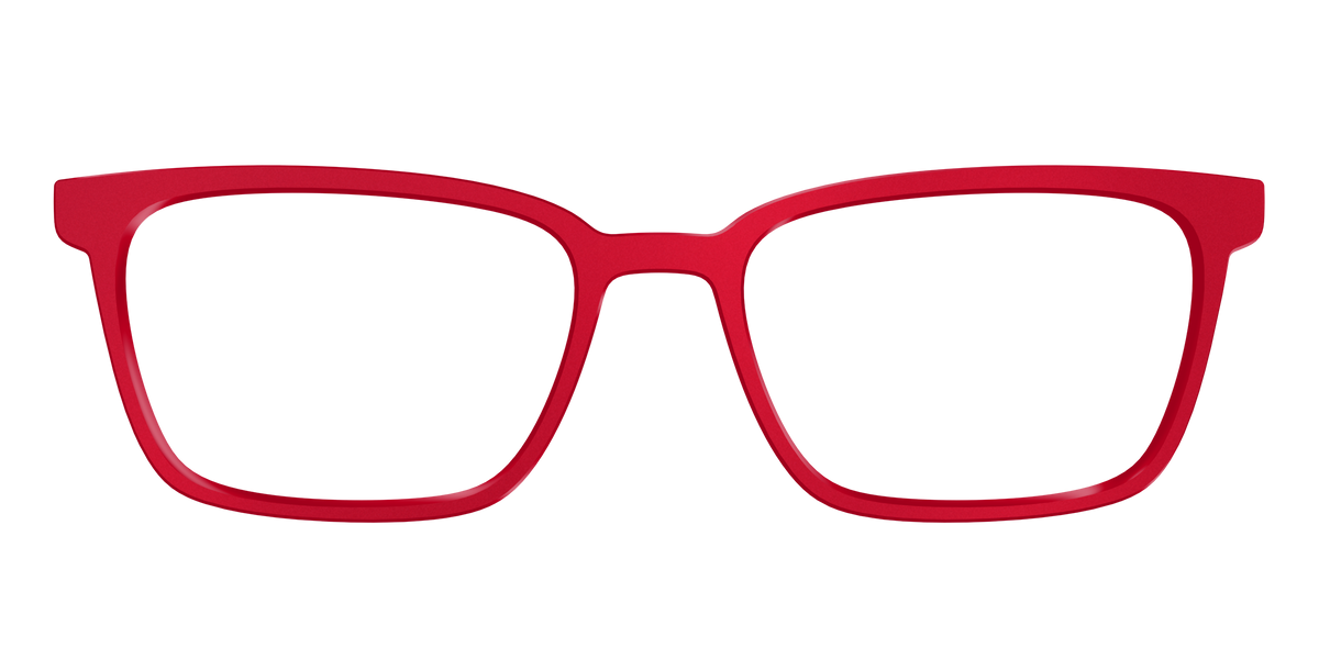The Matte Red - Front Top Image - Pair Eyewear