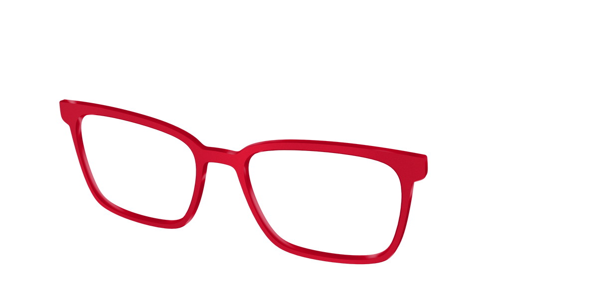 The Matte Red - Angle Top Image - Pair Eyewear