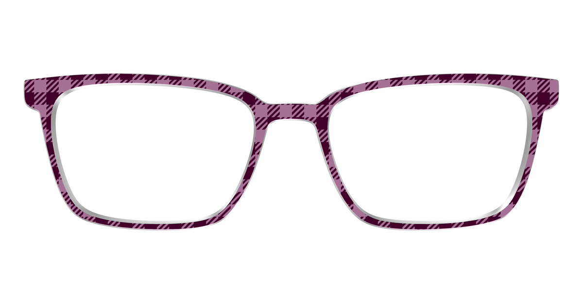 The Merlot Gingham - Front Top Image - Pair Eyewear