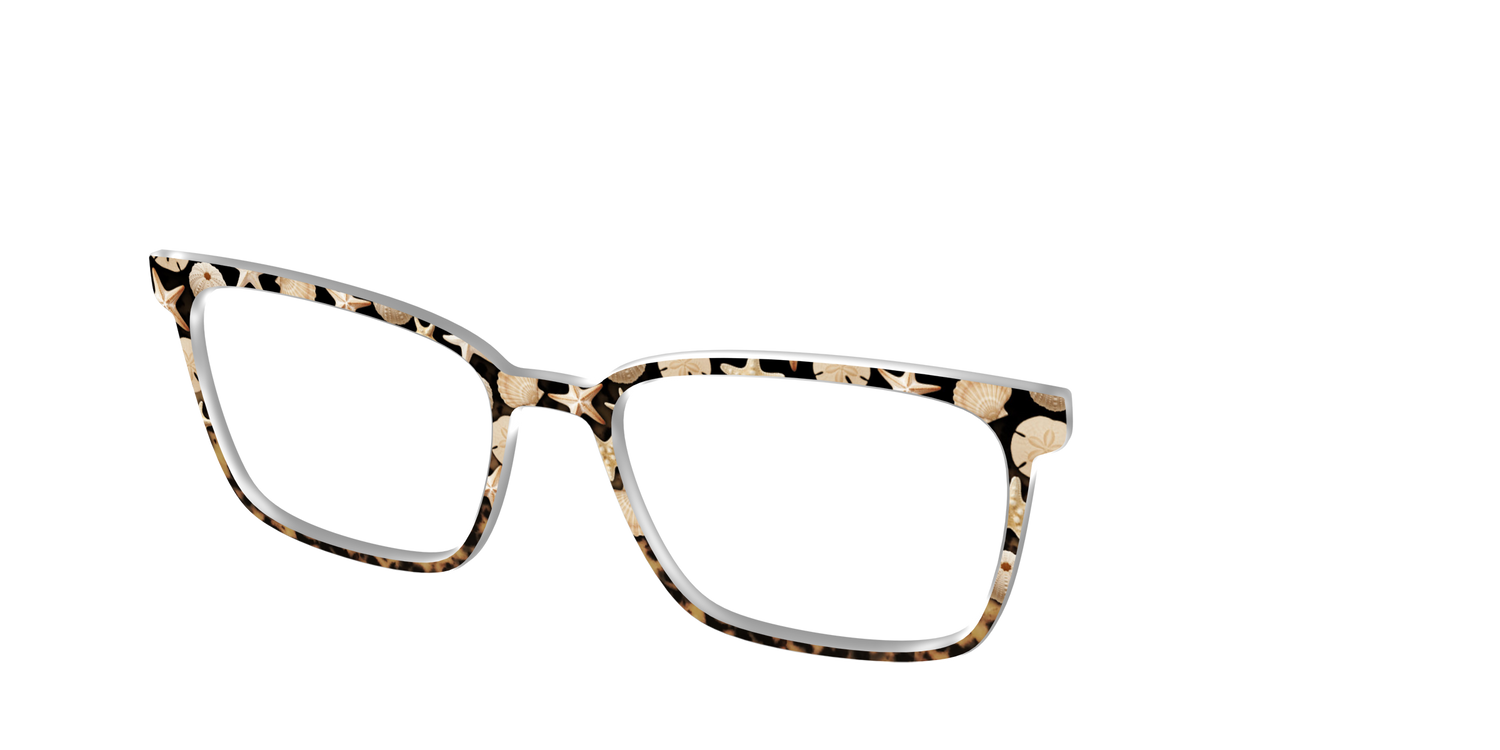 The Ocean Treasures Tortoise - Angle Top Image - Pair Eyewear