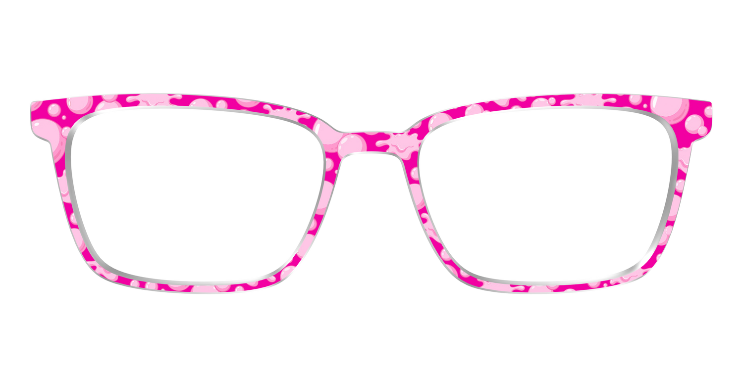 The Pink Pop Bubbles - Front Top Image - Pair Eyewear