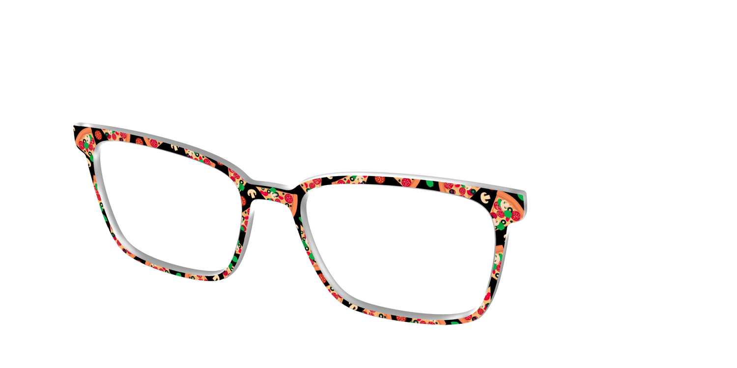 The Pizza Slices - Angle Top Image - Pair Eyewear
