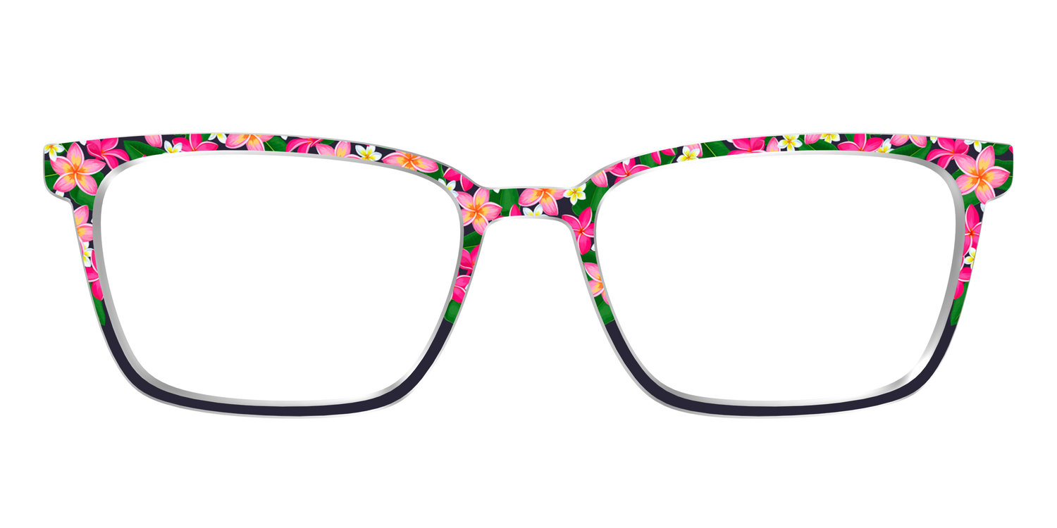 The Plumeria Crown - Front Top Image - Pair Eyewear