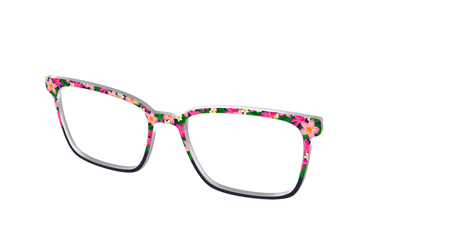 The Plumeria Crown - Angle Top Image - Pair Eyewear