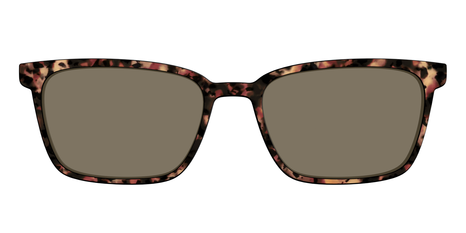 The Polarized Sienna Tortoise Sun Top - Front Top Image - Pair Eyewear