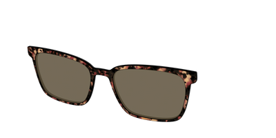 The Polarized Sienna Tortoise Sun Top - Angle Top Thumbnail - Pair Eyewear
