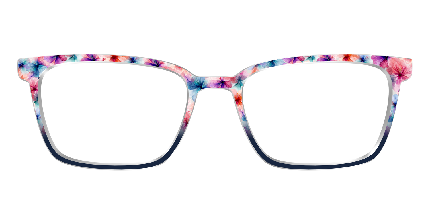 The Pressed Hibiscus - Front Top Image - Pair Eyewear