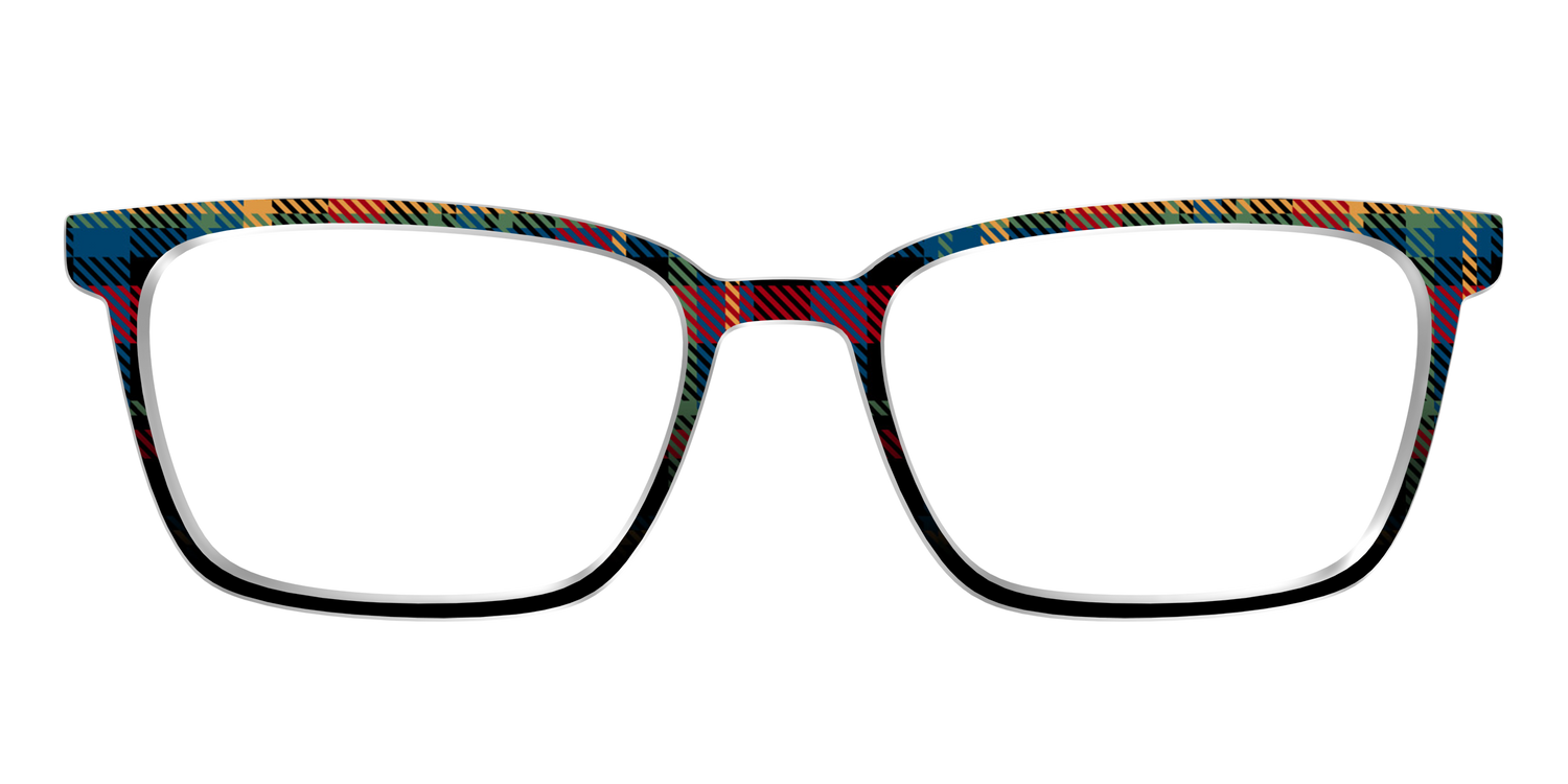 The Principal Plaid - Front Top Image - Pair Eyewear