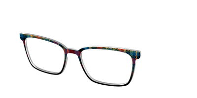 The Principal Plaid - Angle Top Thumbnail - Pair Eyewear