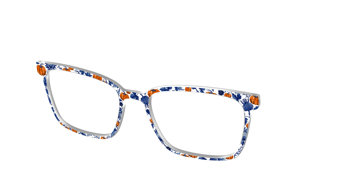 The Pumpkin Garden Toile - Angle Top Image - Pair Eyewear